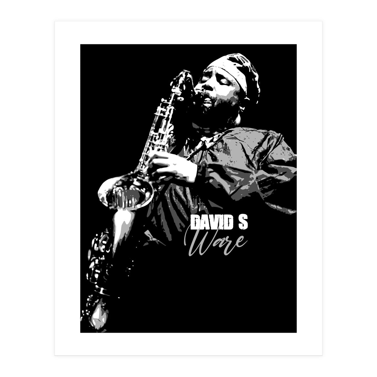 David S Ware American Jazz Saxophonist (Print Only)
