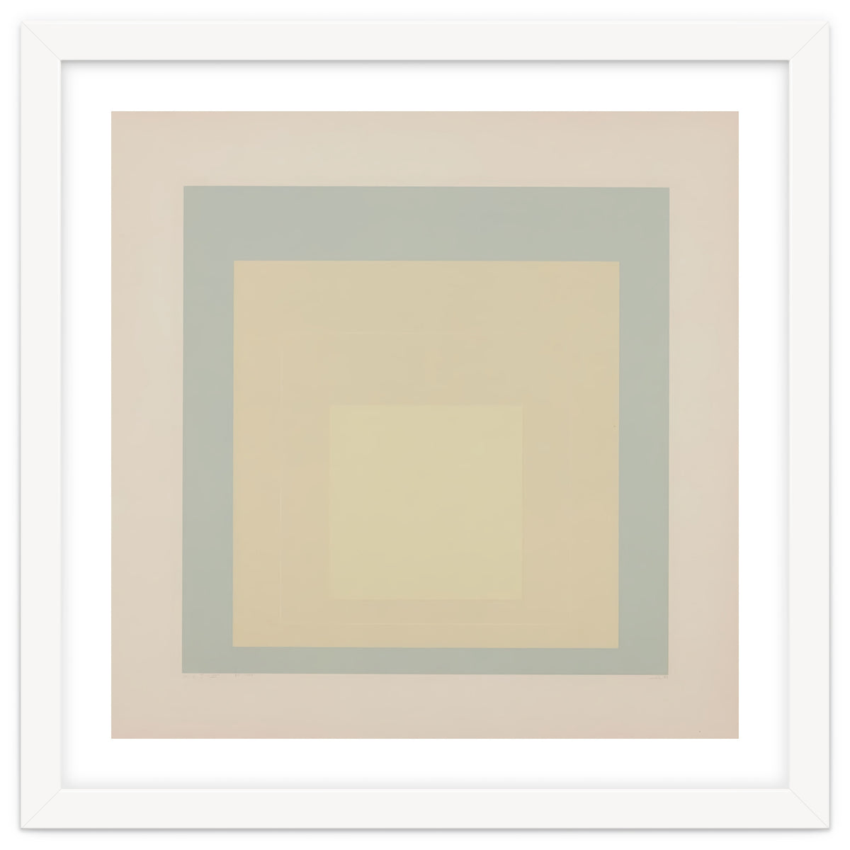 JOSEF ALBERS - HOMAGE TO THE SQUARE