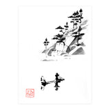 Fishing At The Fall (Print Only) thumbnail