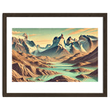 Vintage Chile, Torres Del Paine Poster thumbnail