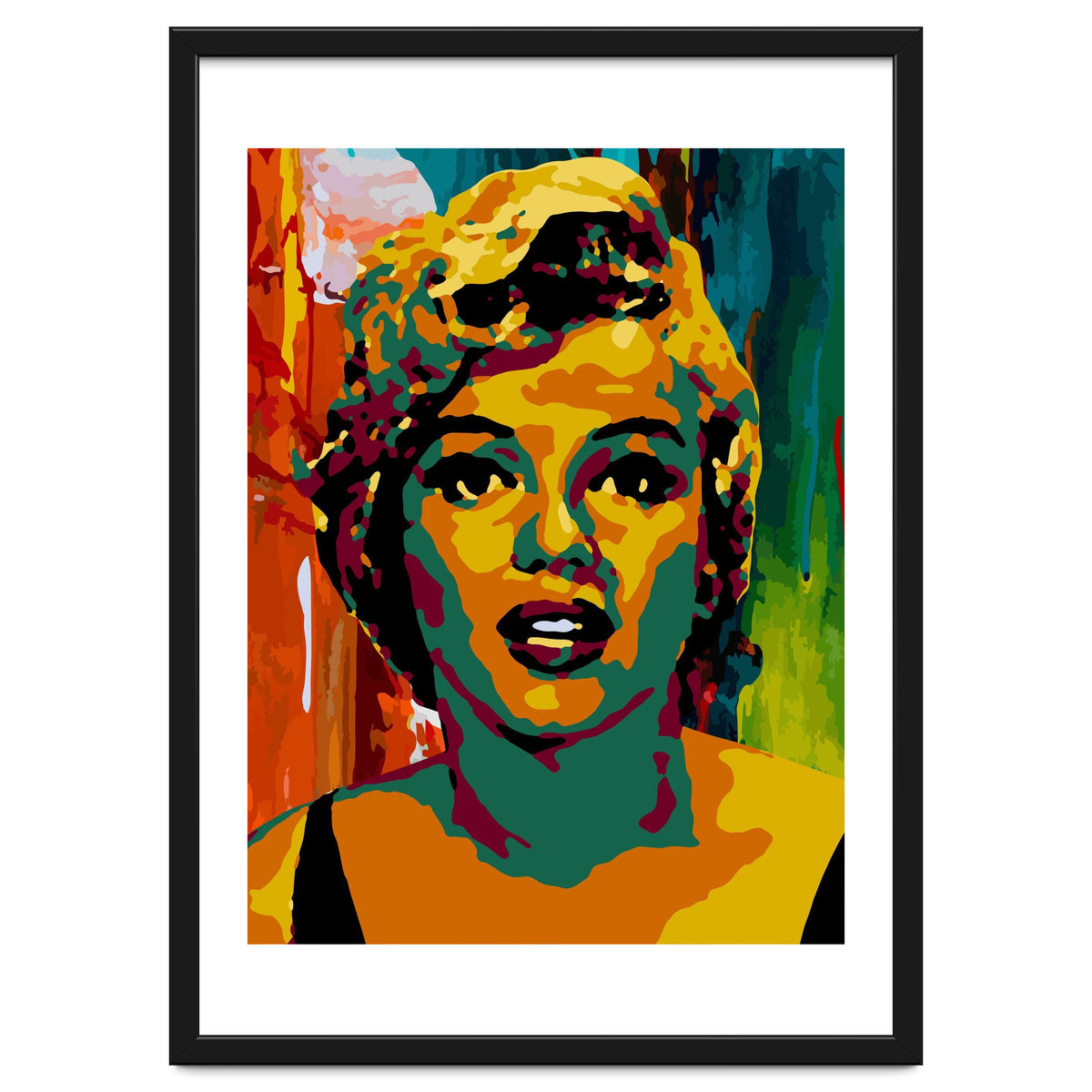 Marilyn Monroe Colorful abstract 3