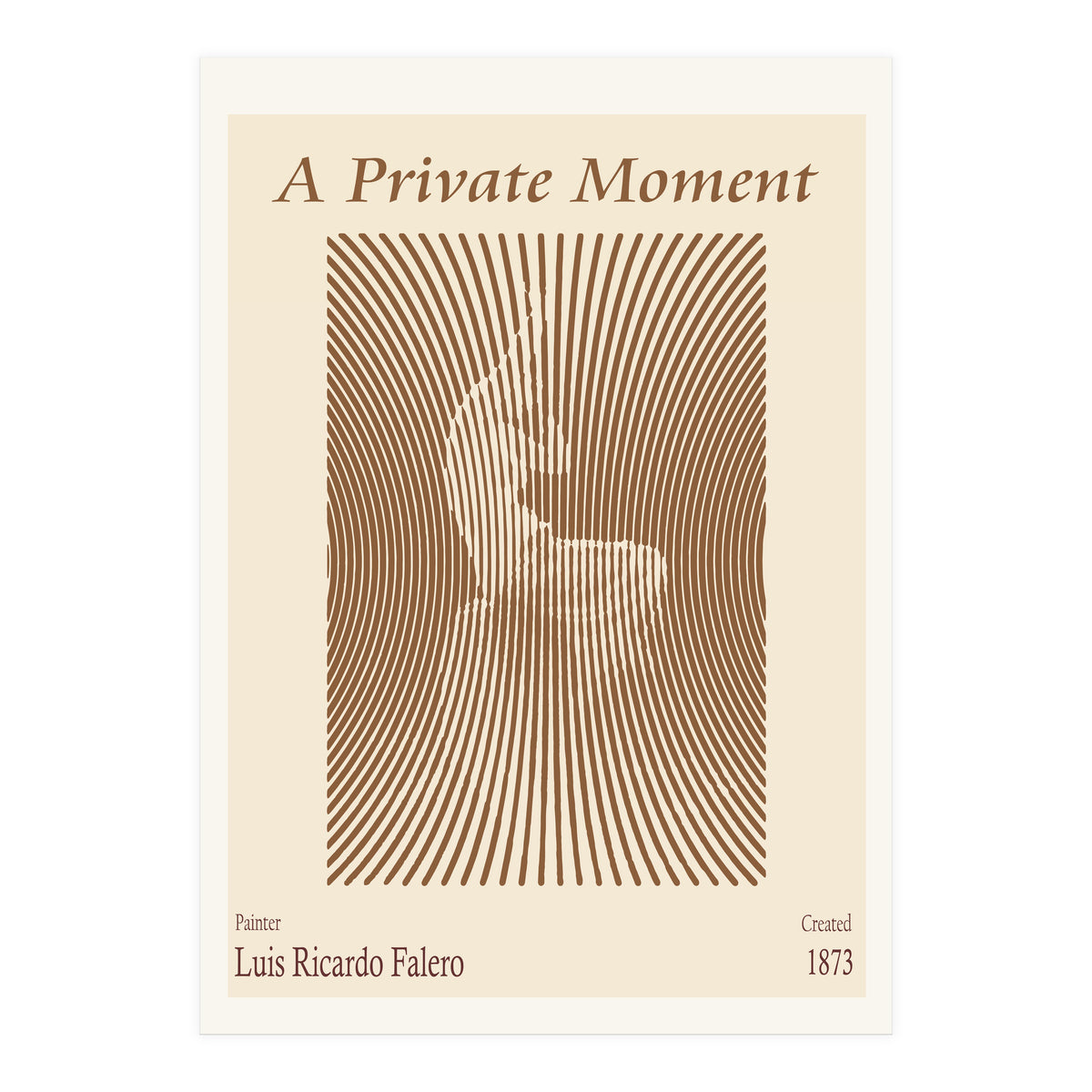 A Private Moment by Luis Ricardo Falero   (Print Only)