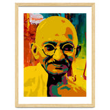 Mahatma Gandhi Colorful Abstract Art thumbnail