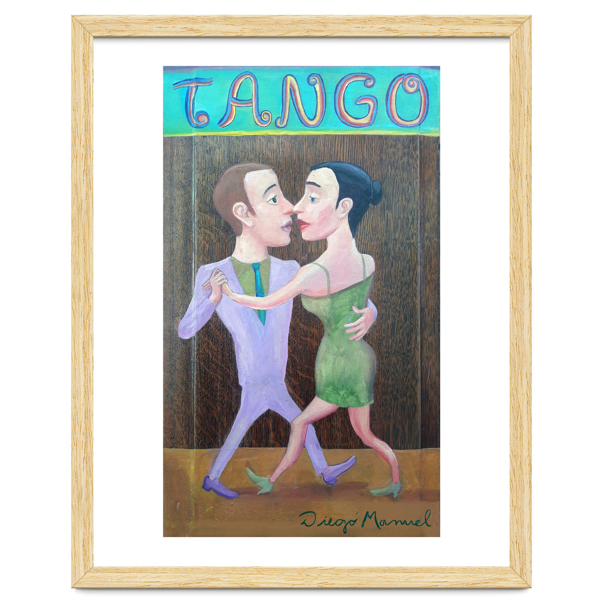 Pareja De Tango 2 Madera