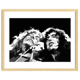 Robert Plant & Jimmy Page Black Illustration thumbnail