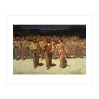 Giuseppe Pellizza da Volpedo / 'The Fourth State', 1901, Oil on canvas, 293 × 545 cm. (Print Only)