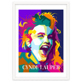 Cindy Lauper 80s Retro Singer Art WPAP thumbnail