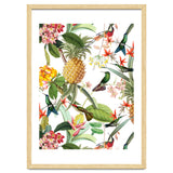 Hummingbirds in tropical Jungle thumbnail