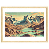 Vintage Chile, Torres Del Paine Poster thumbnail