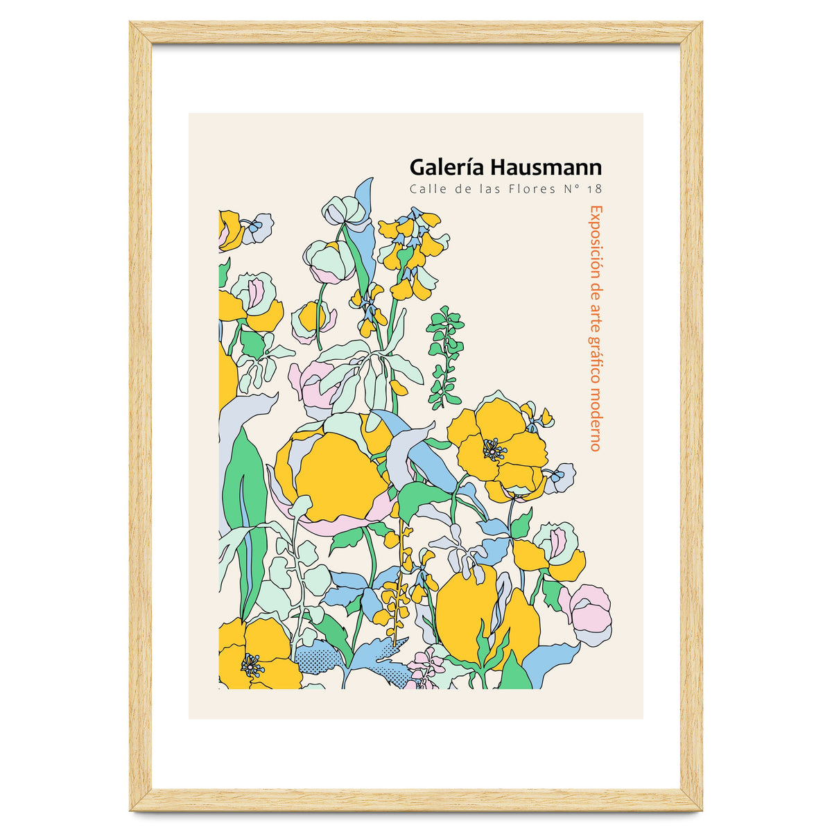 Exhibition of modern graphic art Madrid