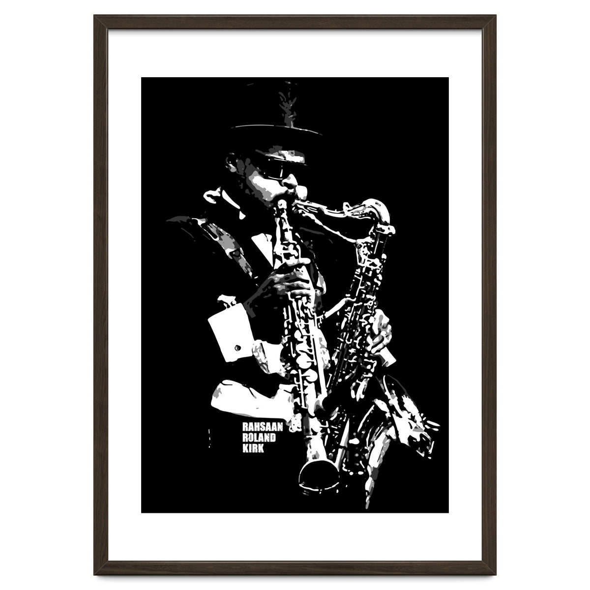 Rahsaan Roland Kirk American Jazz Multi-Instrumentalist