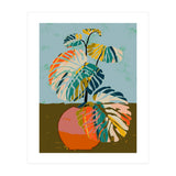 Colorful Monstera Leaves (Print Only) thumbnail