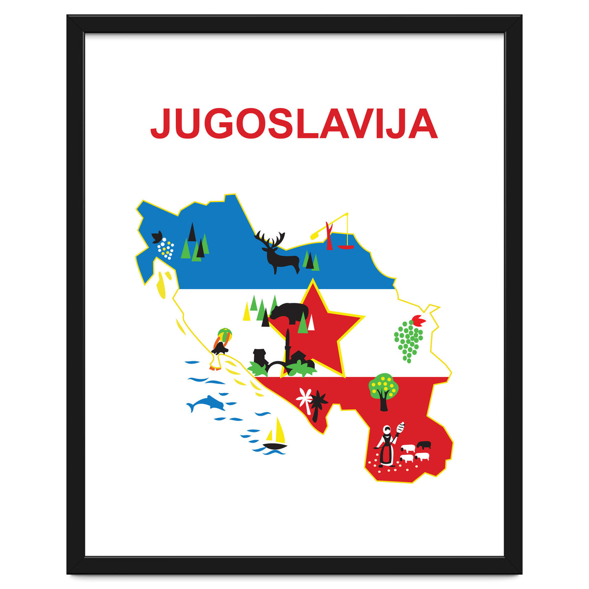 Yugoslavia Map