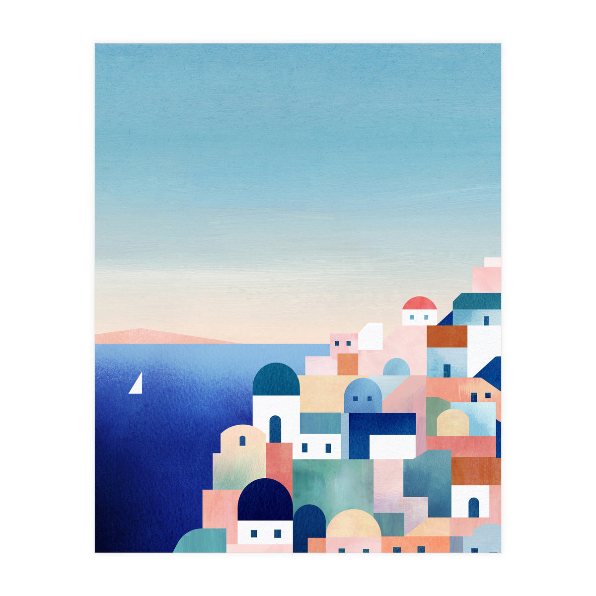 Santorini (Print Only)