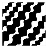 Black Wavy Pattern (Print Only) thumbnail