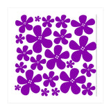 Purple Flowers Pattern (Print Only) thumbnail