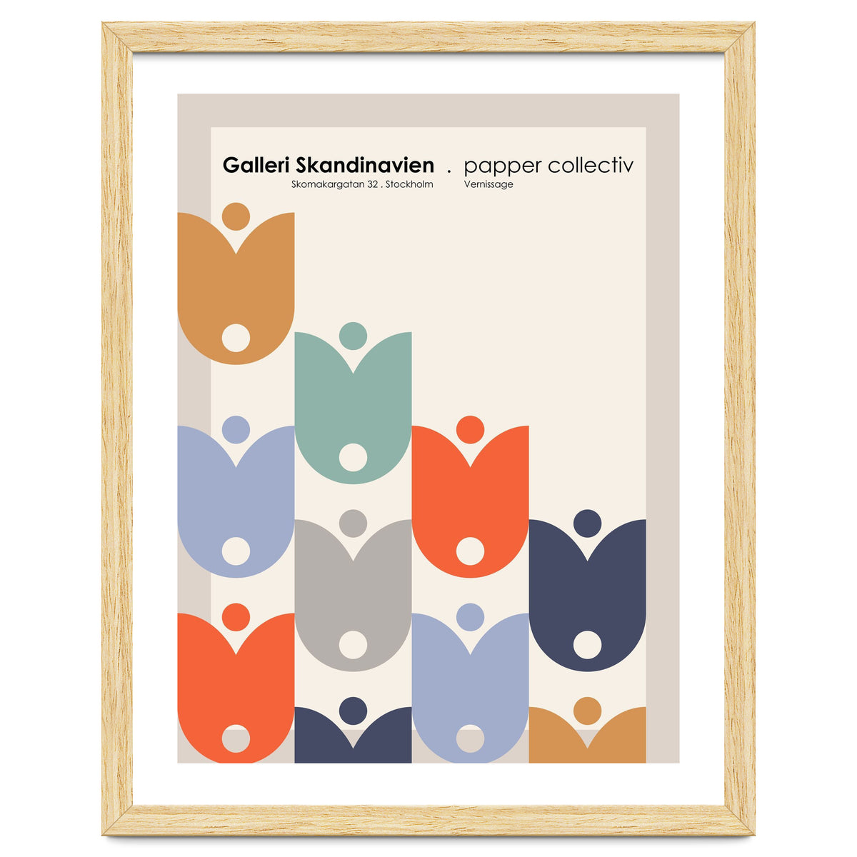 Stockholm Galleri Skandinavien Art Exhibition Poster