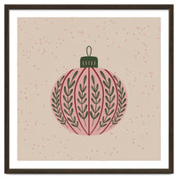 Christmas globe with branches