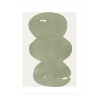 GREEN WATERCOLOR SHAPES NO.2 (Print Only)