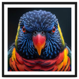 Close Up Of A Colorful Rainbow Lorikeet Bird thumbnail