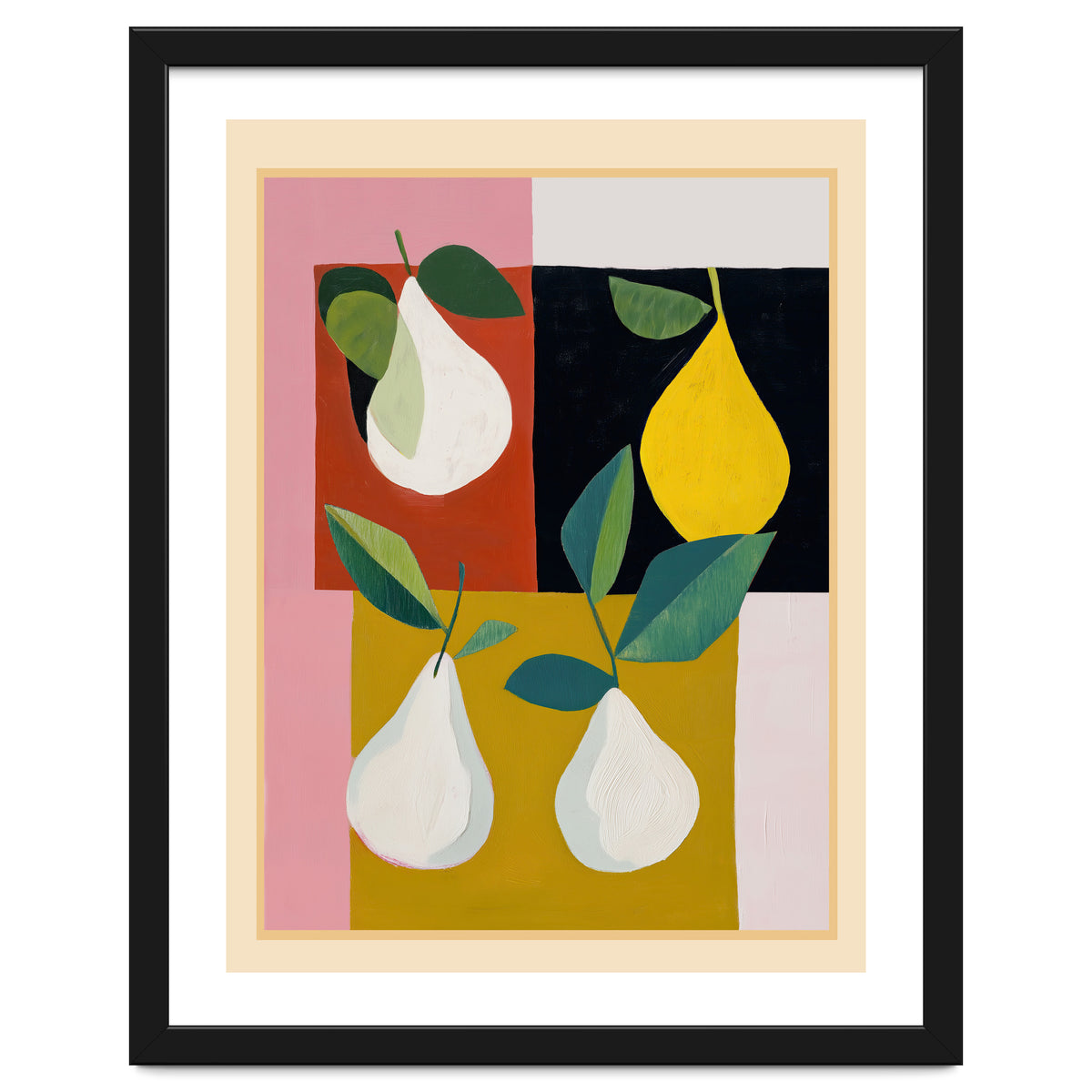 Modern Pears Still Life II