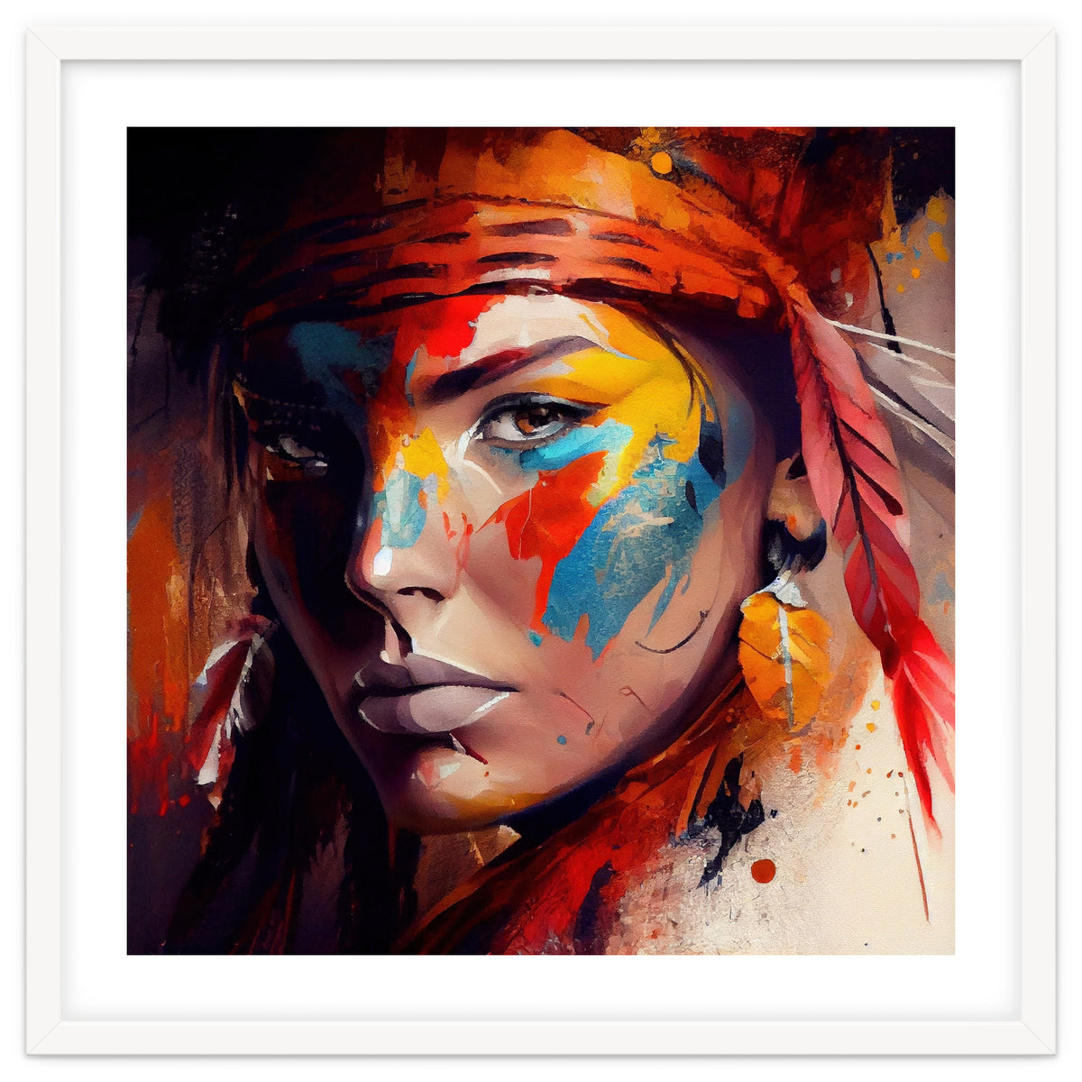 Powerful American Native Woman #4