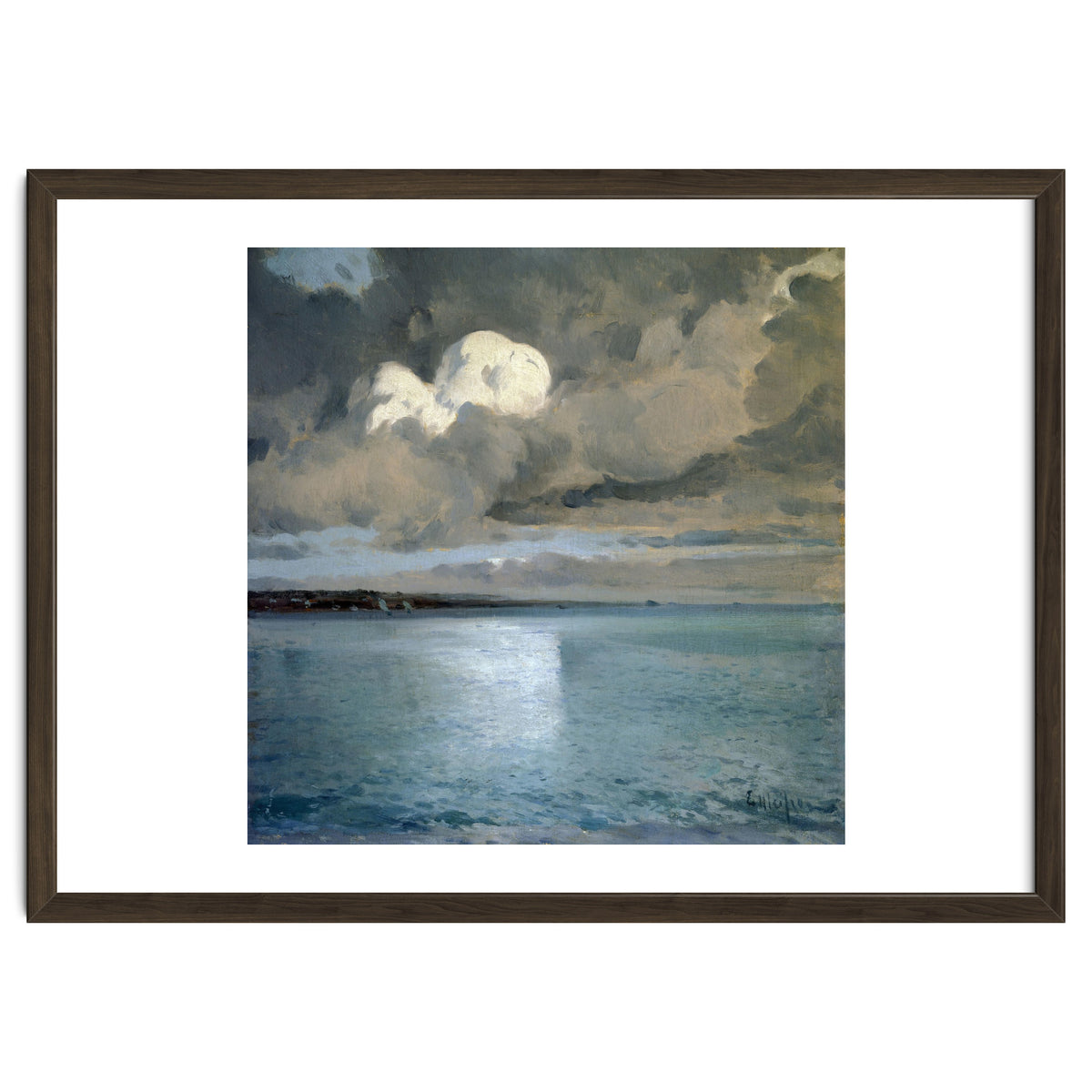 SEA LANDSCAPE OF CADAQUES ("MARINA DE CADAQUES") - OIL ON TABLE - 70X71 CM.