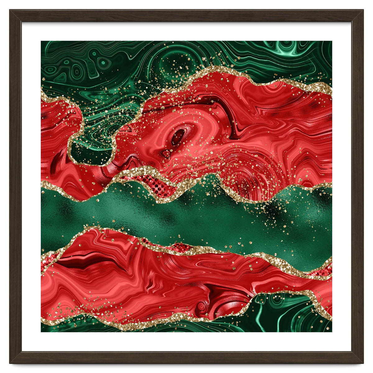 Christmas Glitter Agate Texture 01