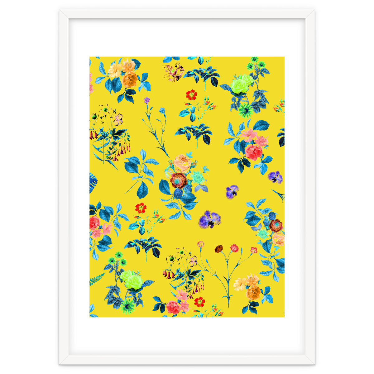 Floral Shower || #society6 #decor #buyart
