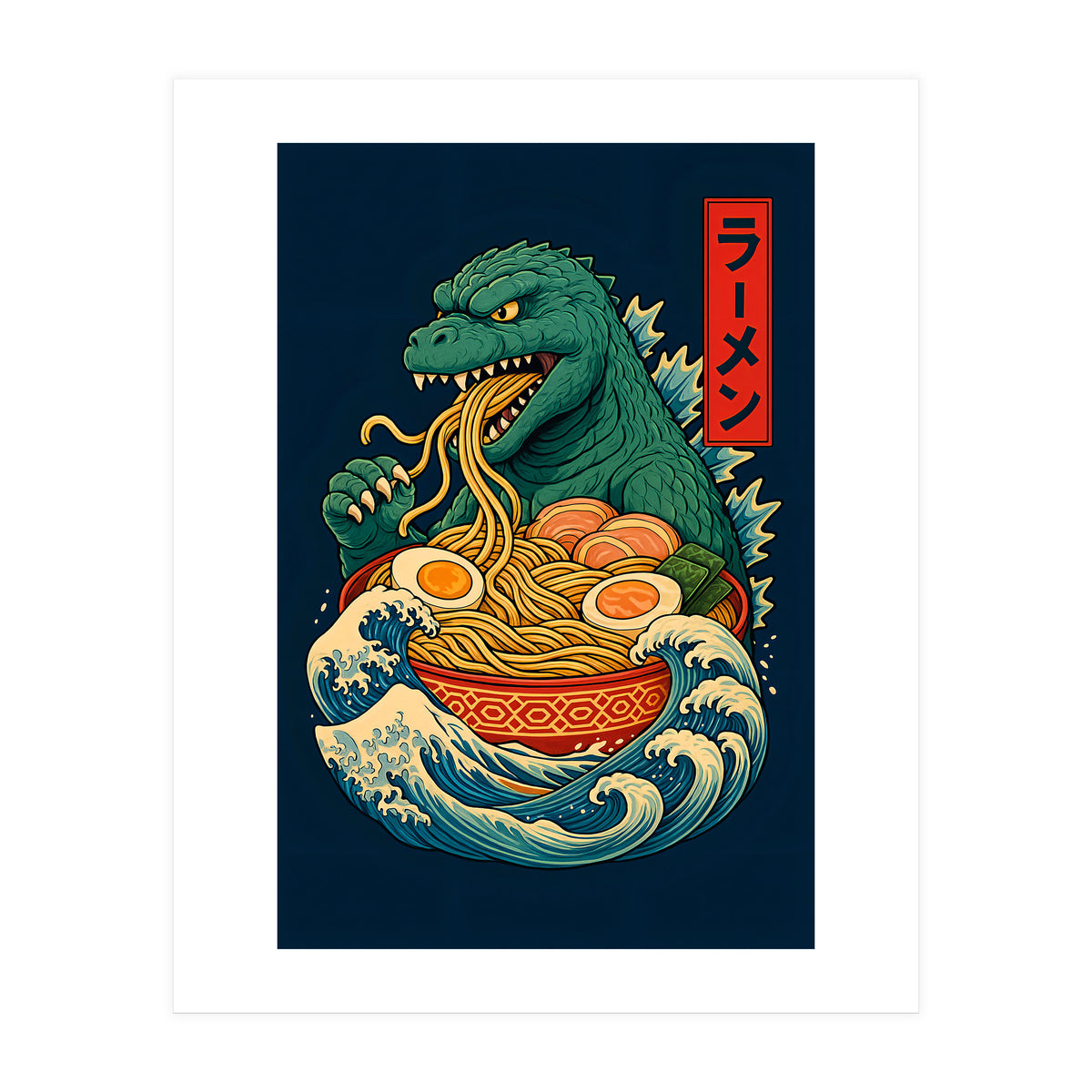 Ramen Godzilla (Print Only)