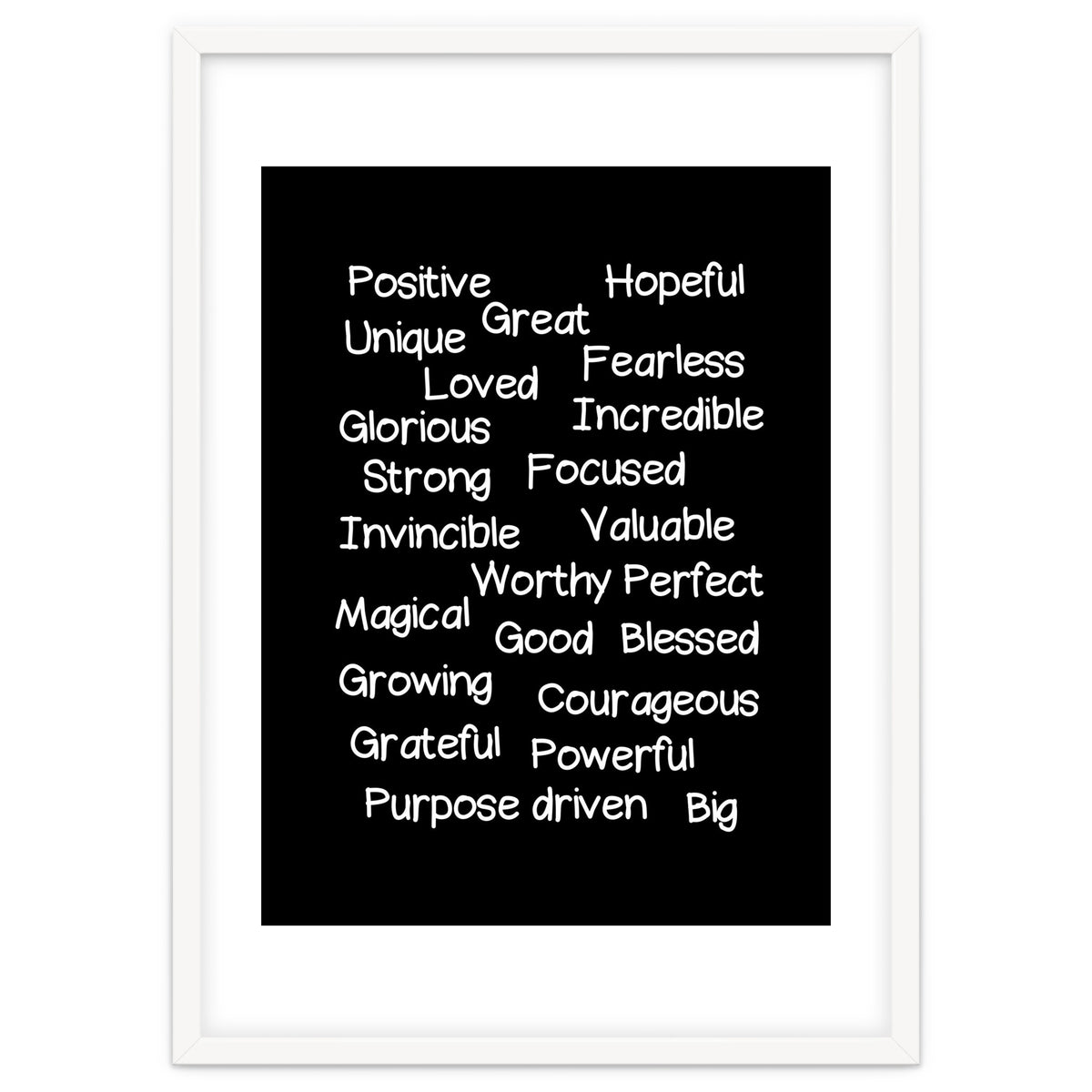 Positive affirmations