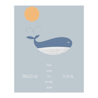 The whale in theocean (Print Only)