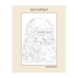 Self Portrait – Leonardo Da Vinci (ascii Art) (Print Only) thumbnail