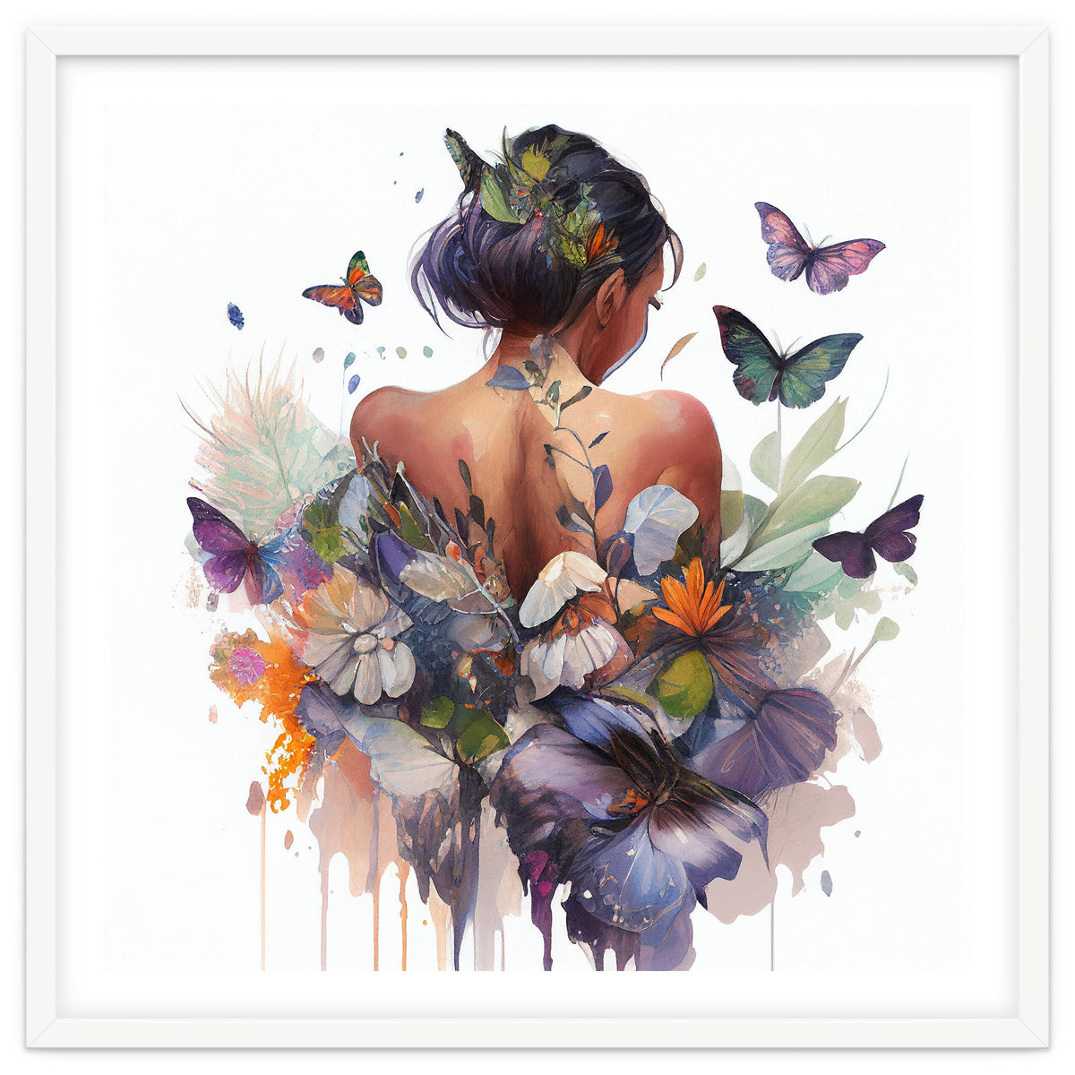 Butterfly Botanical Back