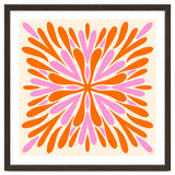 Symmetry Petals - pink and orange thumbnail