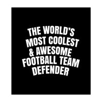 Football Team Defender (Print Only)