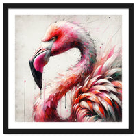 Watercolor Flamingo