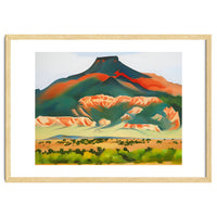 Georgia O’Keeffe – My Front Yard, Summer (1941) | Vibrant Southwestern Landscape in Modernist Style