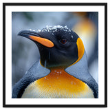 King Penguin In Falling Snow thumbnail