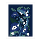 Garden Flowers at night (Print Only) thumbnail
