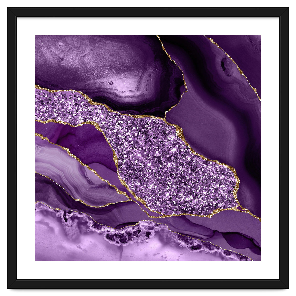 Agate Glitter Ocean Texture 03