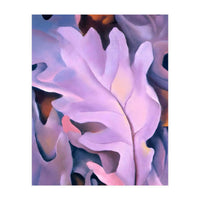 Georgia O’Keeffe – Purple Leaves (1922) | Elegant Botanical Modernist Composition in Rich Violet Tones (Print Only)