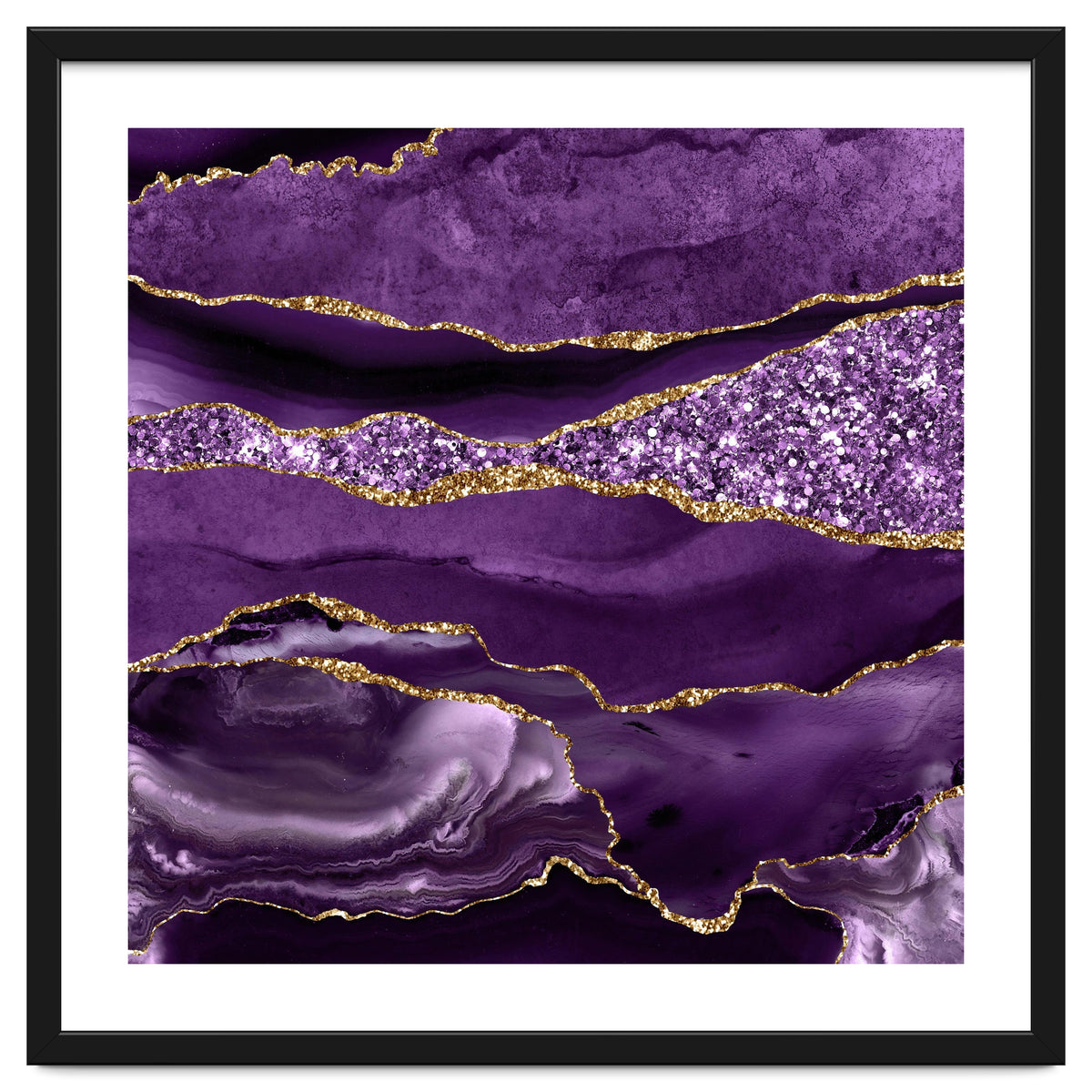 Agate Glitter Ocean Texture 01