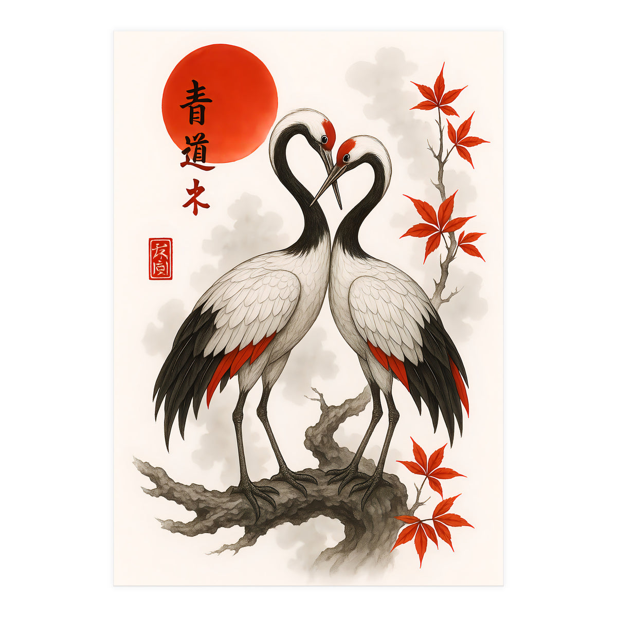 Crane Japanese (Print Only)