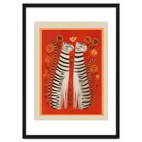 Striped Cat Pair