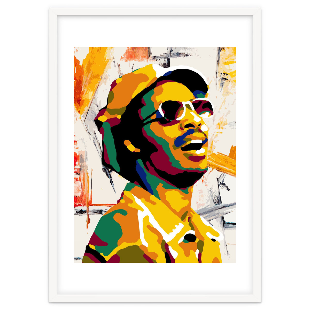 Stevie Wonder Retro Pop Art 3