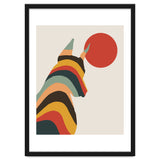 Dog Years, Rainbow Bohemian Animal, Pets Rise Dogs Retro, Eclectic Contemporary Solo thumbnail