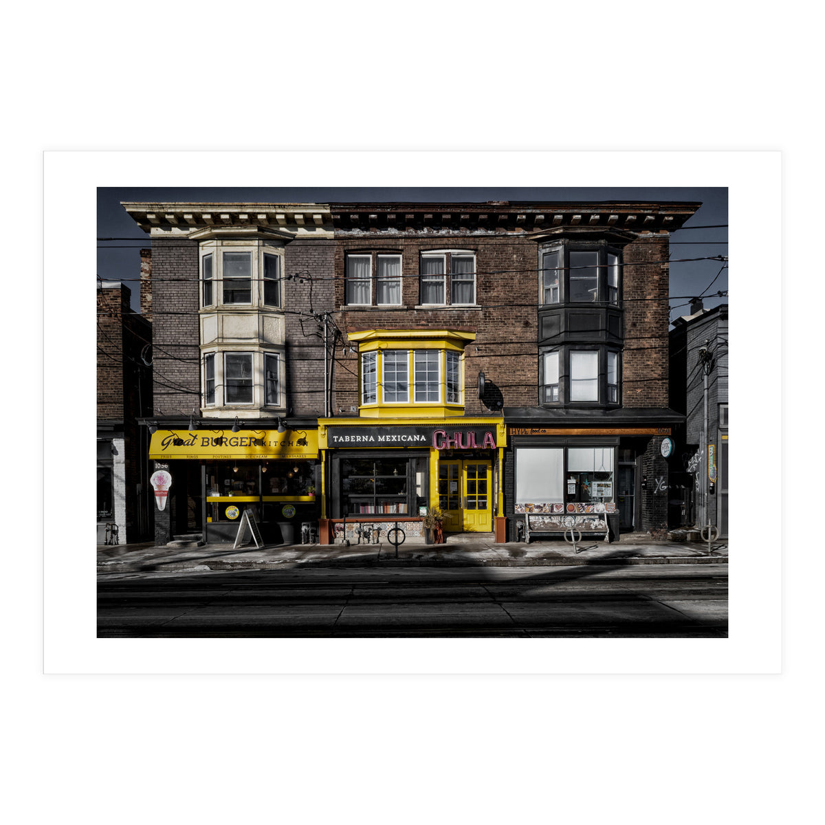 Nos 1056 - 1060 Gerrard St E 1 Color Version (Print Only)