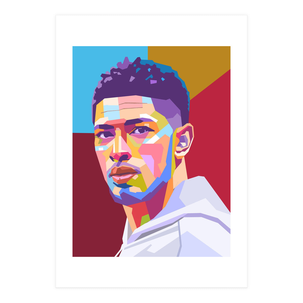 Jude Bellingham pop art portrait (Print Only)