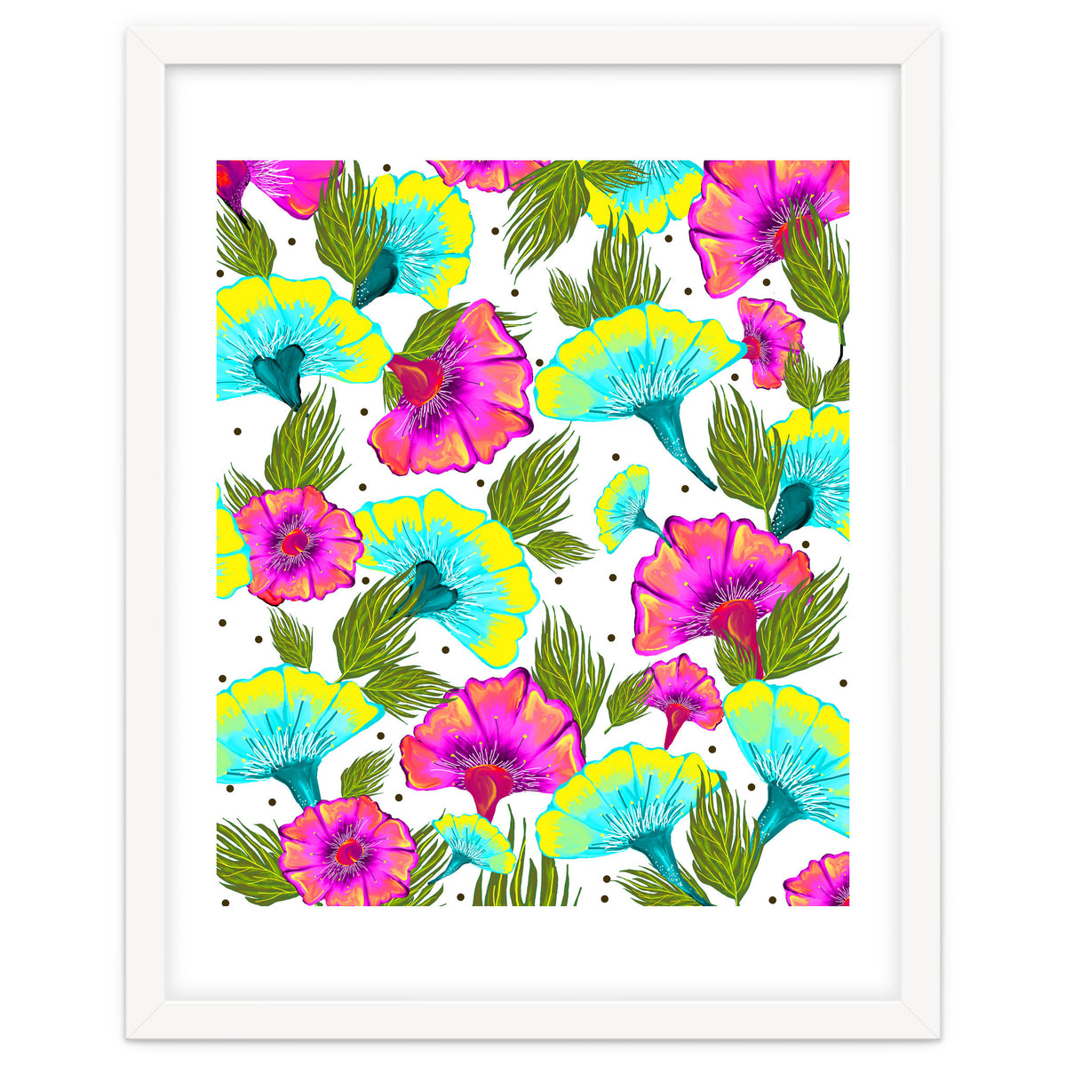Ecstatic Floral #society6 #decor #buyart